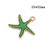 Alloy Enamel Pendants ENAM-TAC0001-36LG-03-1