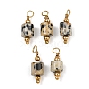 Natural Dalmatian Jasper Pendants GG-CBA5E56-06G-03-1