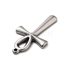 304 Stainless Steel Pendants STAS-Z091-08AS-03-2