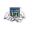 Donate Life Theme Waterproof Self Adhesive Paper Stickers DIY-F108-08-2