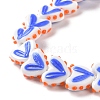 Heart Handmade Lampwork Beads Strands LAMP-G150-01A-4