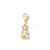 2Pcs Alloy Bear Pendant Decoration HJEW-JM02943-4