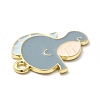 Sea Animal Alloy Enamel Pendants ENAM-D041-07D-3