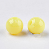 Opaque Plastic Beads X-KY-T005-6mm-605-2