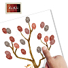 Canvas Fingerprint Painting DIY-WH0466-020-3