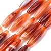 Natural Banded Agate/Striped Agate Beads Strands G-Z113-A06-2