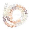Electroplate Glass Beads Strands EGLA-D300-06-8mm-23-3