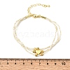 Polyester Multi-Strand Bracelets FB-CBA983F-02G-7