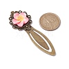 Tibetan Style Alloy Bookmark Clips AJEW-JK00290-3