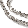Electroplate Transparent Glass Beads Strands EGLA-P061-04C-PL01-2