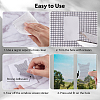 40Pcs 2 Styles Self-adhesive Plastic Window Screen Repair Tapes DIY-GF0010-42-6