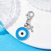 Alloy Enamel Pendant Decoration HJEW-JM01451-02-2