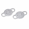 Halloween Theme Expression 304 Stainless Steel Links Connectors STAS-N095-068-2