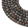Natural Fluorescent Syenite Rock(Glow under UV Light) Beads Strands GG-NH0012-A01-4mm-3