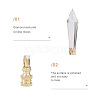 Spritewelry 4Pcs Glass Lampshade Decorations AJEW-SW0001-03LG-4