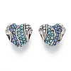 Alloy Rhinestone European Beads FIND-N009-12P-1