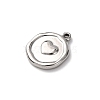 304 Stainless Steel Pendants STAS-I348-02P-02-2