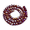 Electroplate Glass Beads Strands LS-EGLA-A034-T8mm-B29-2