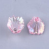 Transparent Acrylic Bead Caps TACR-T007-01C-2