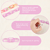 SUPERFINDINGS 2Pcs 2 Colors Transparent Acrylic Paperclip Chain Bag Handles AJEW-FH0002-68-4