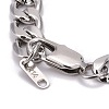 304 Stainless Steel Curb Chains Bracelets BJEW-JB06273-01-3