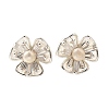 Natural Pearl Ear Studs EJEW-L099-10S-4