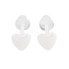 Porcelain Stud Earrings EJEW-H007-01B-1