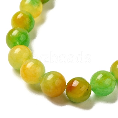 Natural Dyed White Jade Beads Strands G-M402-C04-15-1