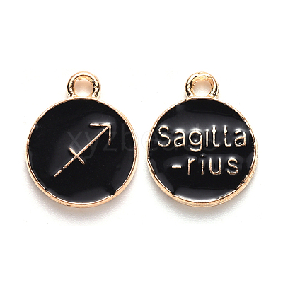 Alloy Enamel Pendants ENAM-SZ0001-27C-F-1