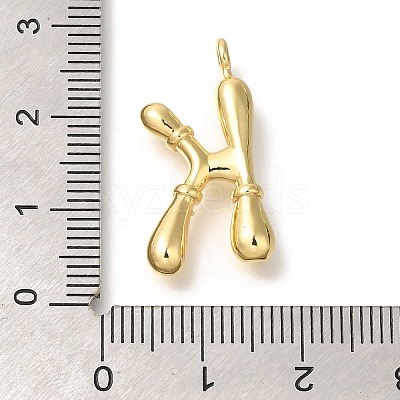 Rack Plating Brass Pendants KK-I722-08G-K-1