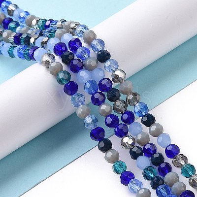 Glass Beads Strands X-GLAA-E036-09H-1