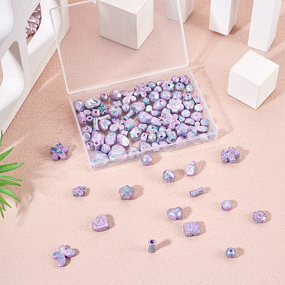 50G Opaque Acrylic Beads OACR-TA0003-85-1