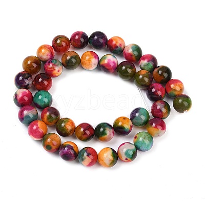 Natural Agate Beads Strands G-NH0001-G14-01-1