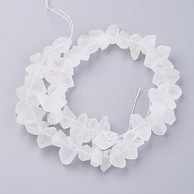 Natural Quartz Crystal Bead Strands X-G-F336-02-1