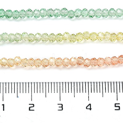 Transparent Painted Glass Beads Strands LS-DGLA-A034-T2mm-A04-1