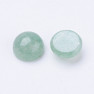 Natural Gemstone Cabochons X-G-G528-6mm-M2-1