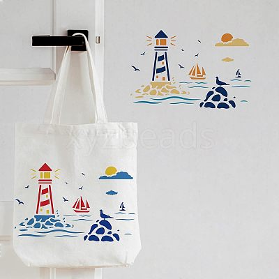 Large Plastic Reusable Drawing Painting Stencils Templates DIY-WH0202-137-1