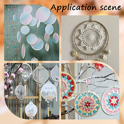 12Pcs Bamboo Embroidery Hoop FIND-SC0015-73B-1