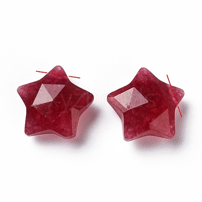 Natural Red Jade Charms X-G-H241-04H-1