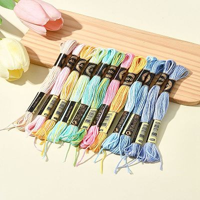 6-Ply Polyester Embroidery Floss OCOR-FZ0001-01J-1