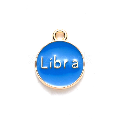 Alloy Enamel Pendants X-ENAM-S124-01A-02K-1