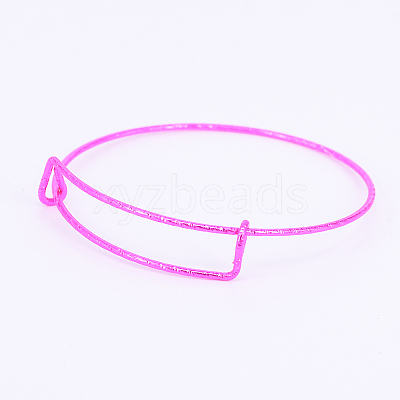 Adjustable Iron Bangle Making BJEW-TAC0004-02D-1