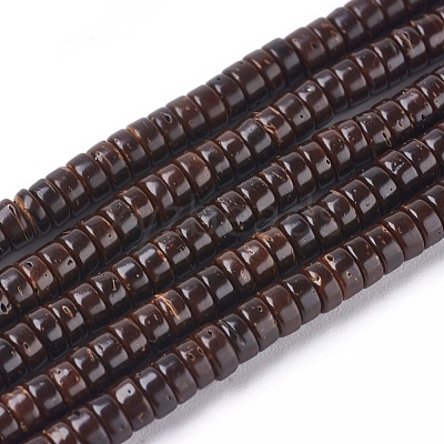 Coconut Beads Strands X-COCO-O009-03-4x2mm-1