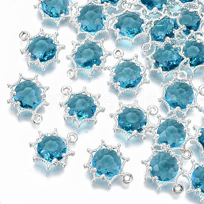 Faceted Glass Pendants GLAA-S191-002K-S-NR-1