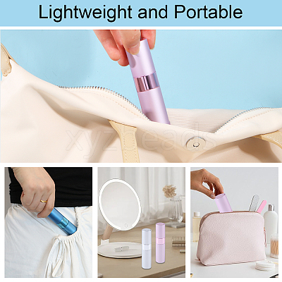 Empty Portable Glass Spray Bottles AJEW-GL0002-30-1