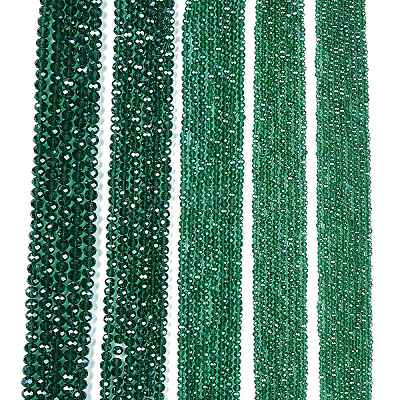 Electroplate Glass Beads Strands EGLA-A044-T4mm-A18-1