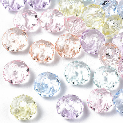 Transparent Acrylic Beads TACR-S134-028-1