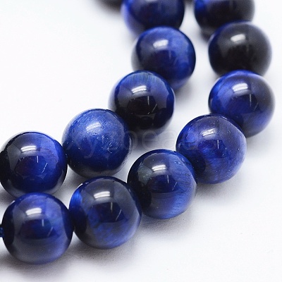 Natural Tiger Eye Beads Strands G-F561-6mm-B02-1