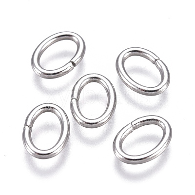Tarnish Resistant 304 Stainless Steel Open Jump Rings STAS-F250-11P-Q-1