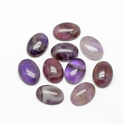 Natural Amethyst Cabochons G-R415-18x25-30-1